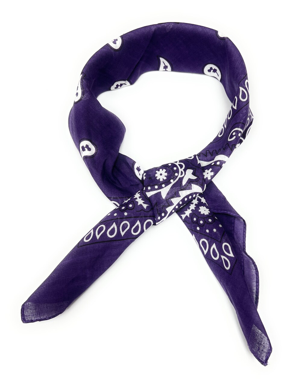 Pack of 3 Paisley Women's Chiffon 100% Cotton Lightweight Neck Scarf